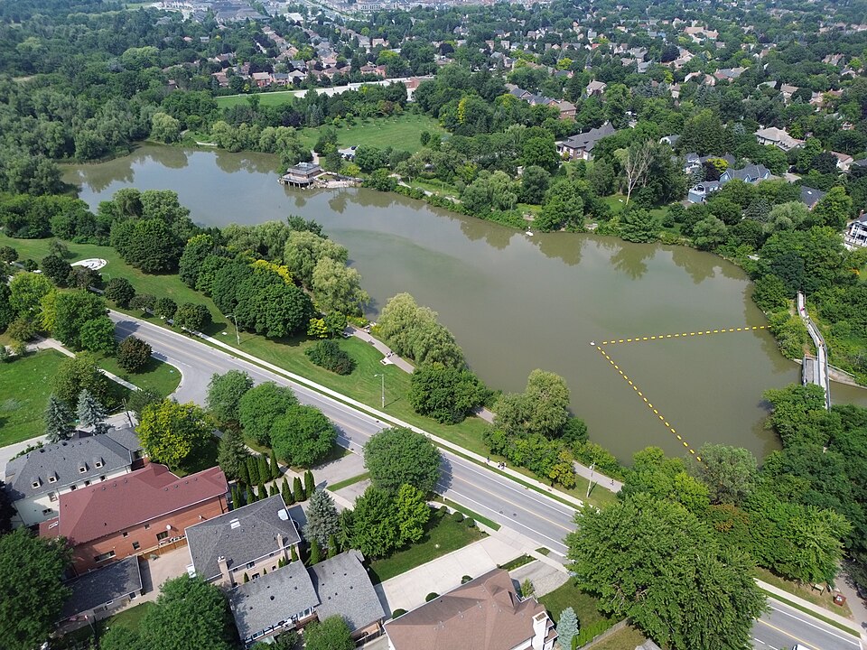 Toogood Pond Park in Unionville, Markham.