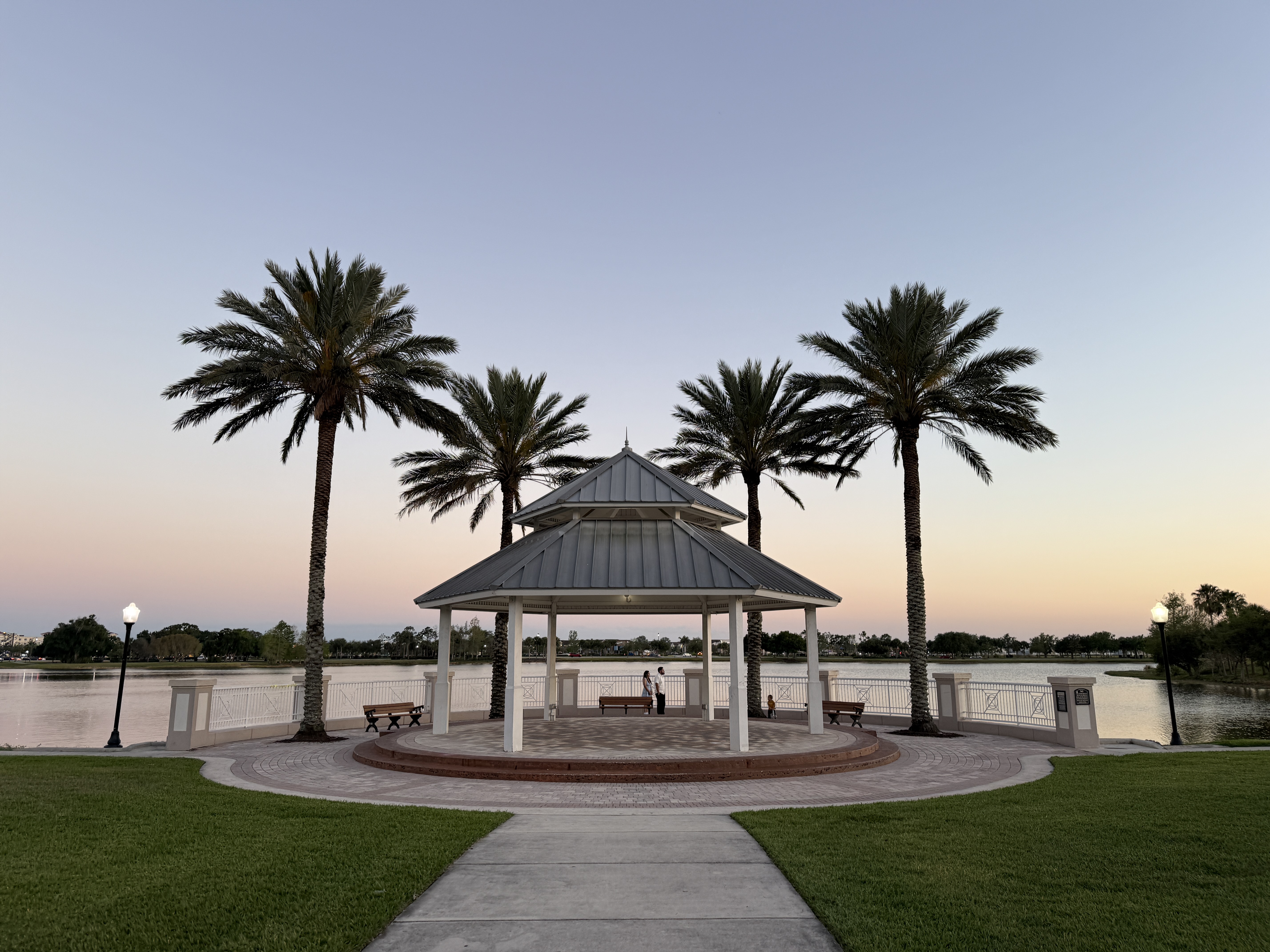 Gazebo at Lake Tradition in Port St. Lucie.
