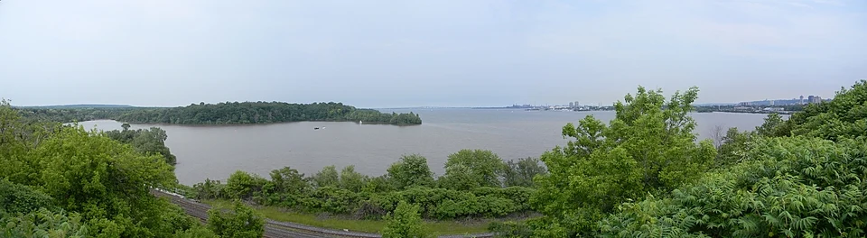 Hamilton Bay waterfront in June.