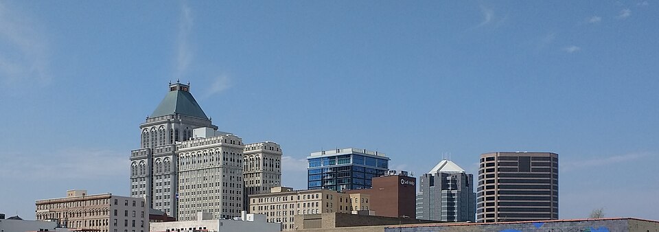 Greensboro skyline from the depot.