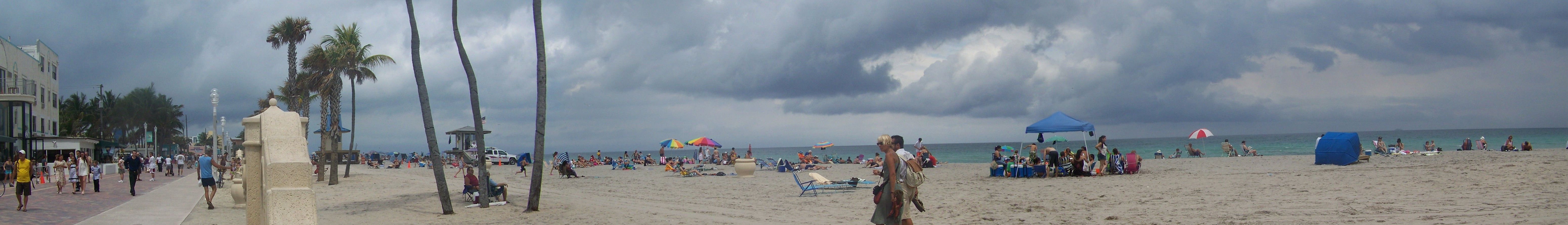 Hollywood Beach panorama.