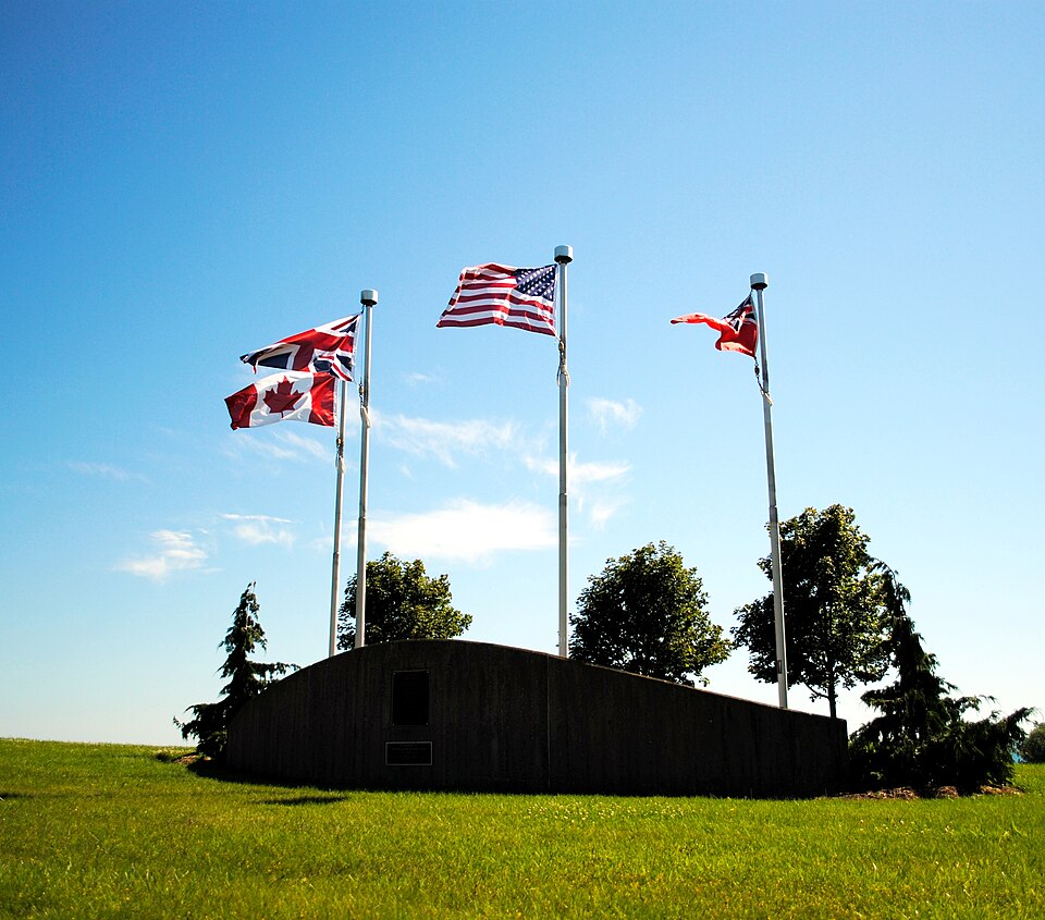 Camp X memorial at Intrepid Park in Whitby, Ontario.