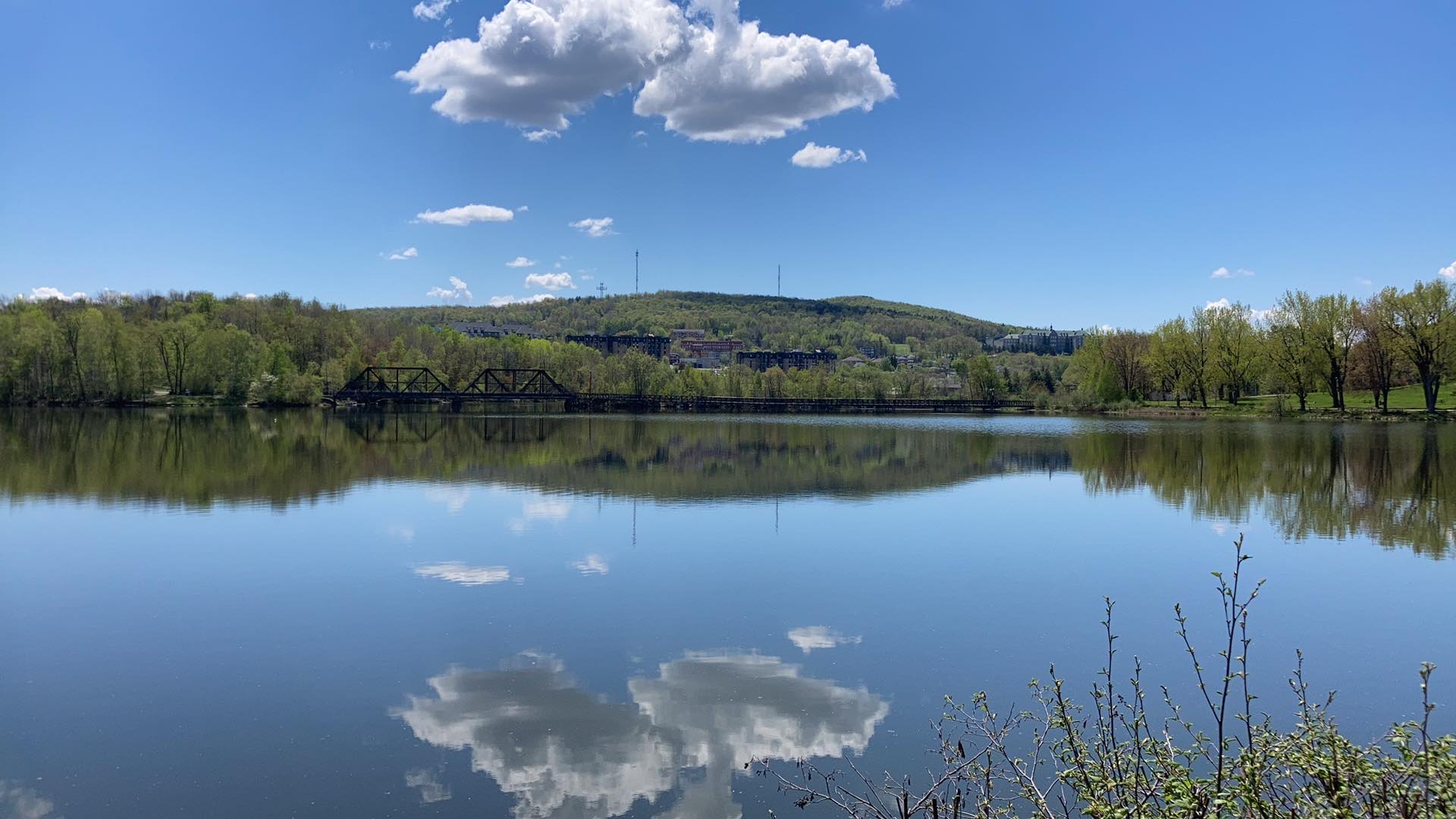 Lac des Nations in Sherbrooke.